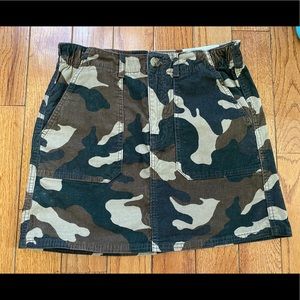 Camo Mini Skirt